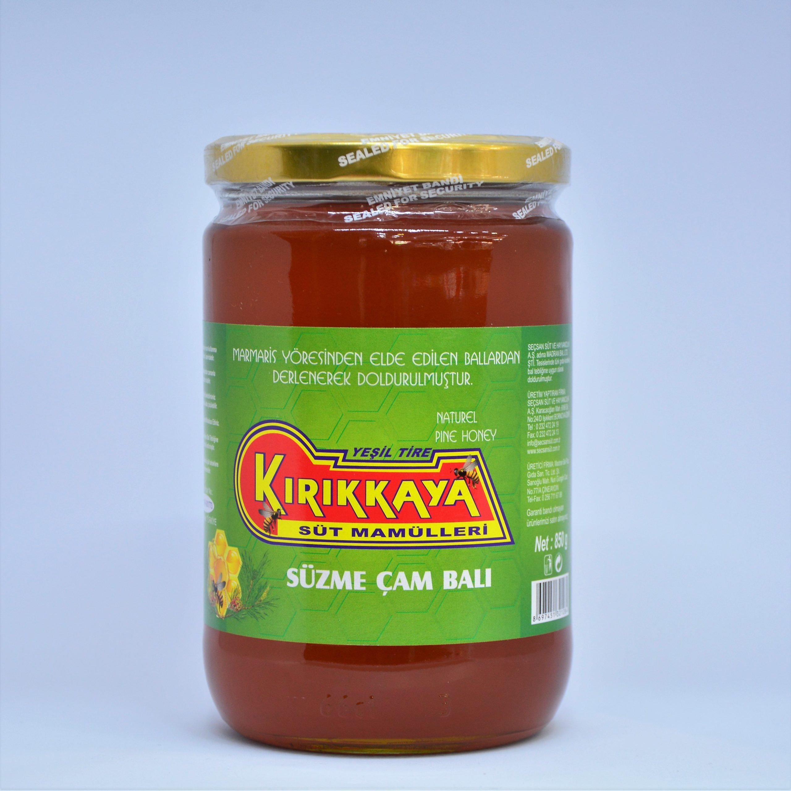 Kırıkkaya Süzme Çam Balı 850 gr.