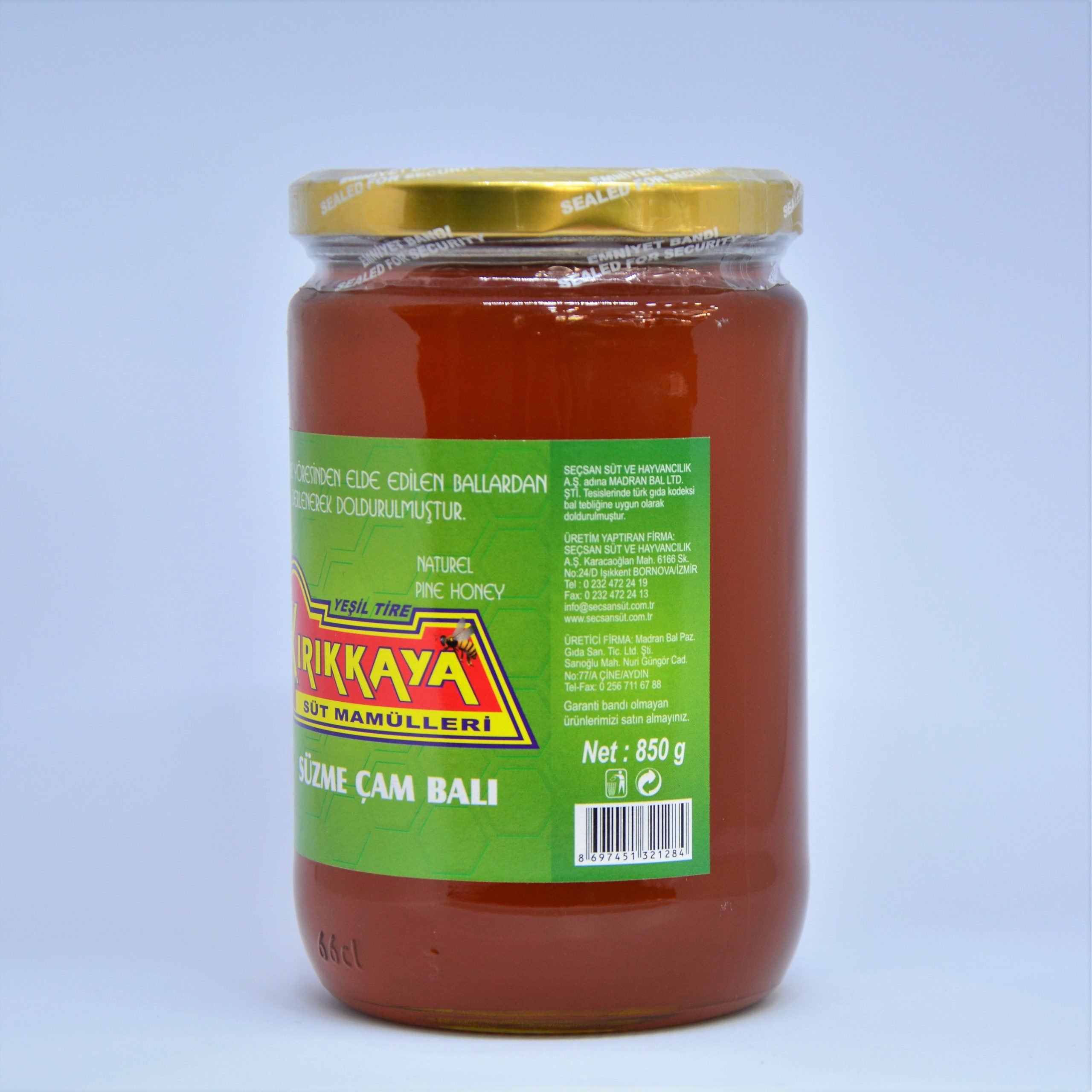 Kırıkkaya Süzme Çam Balı 850 gr. - Görsel 2
