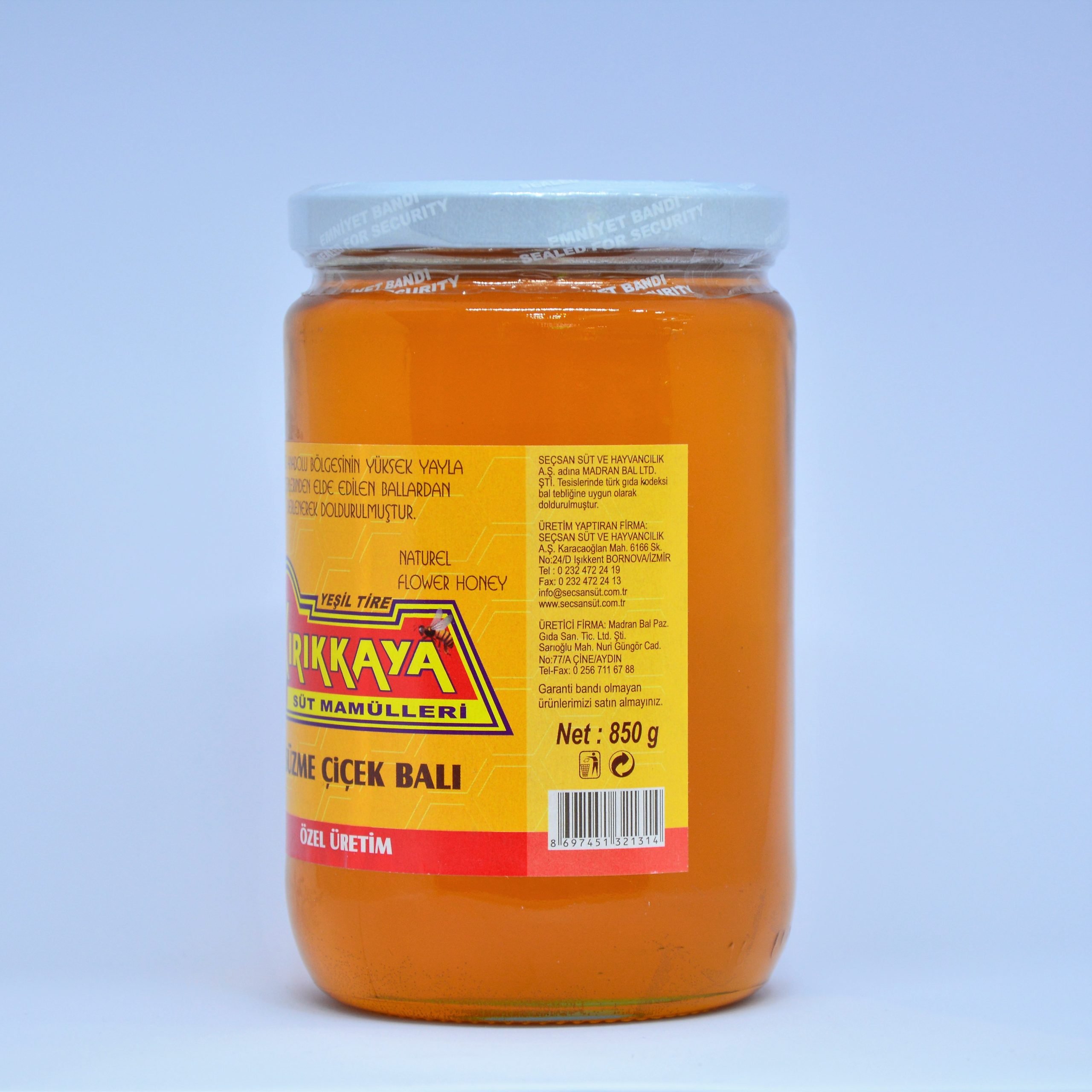 Kırıkkaya Özel Üretim Süzme Çiçek Balı 850 gr. - Görsel 2