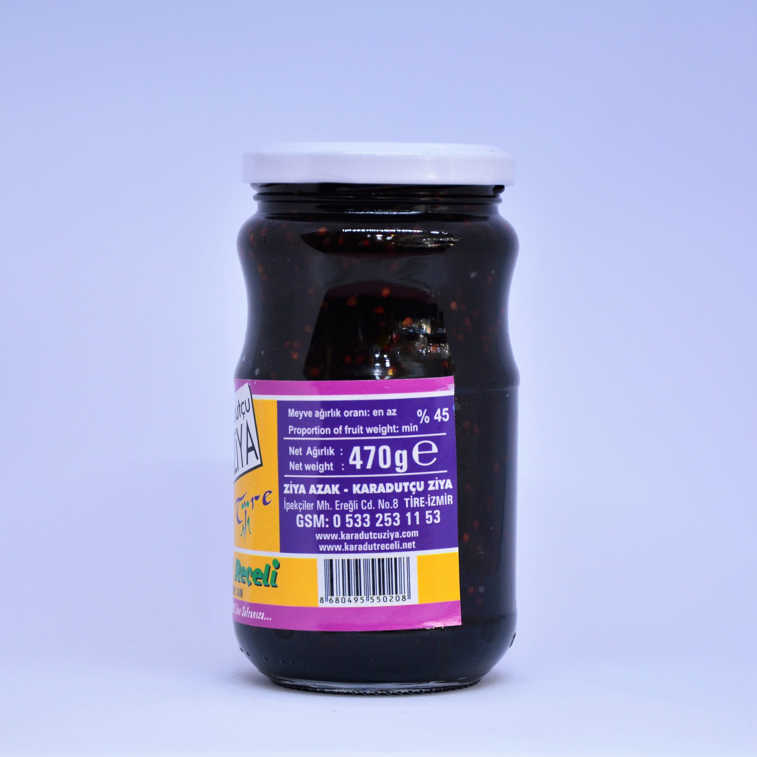 Karadutçu Ziya Karadut Reçeli 470 gr. - Görsel 2