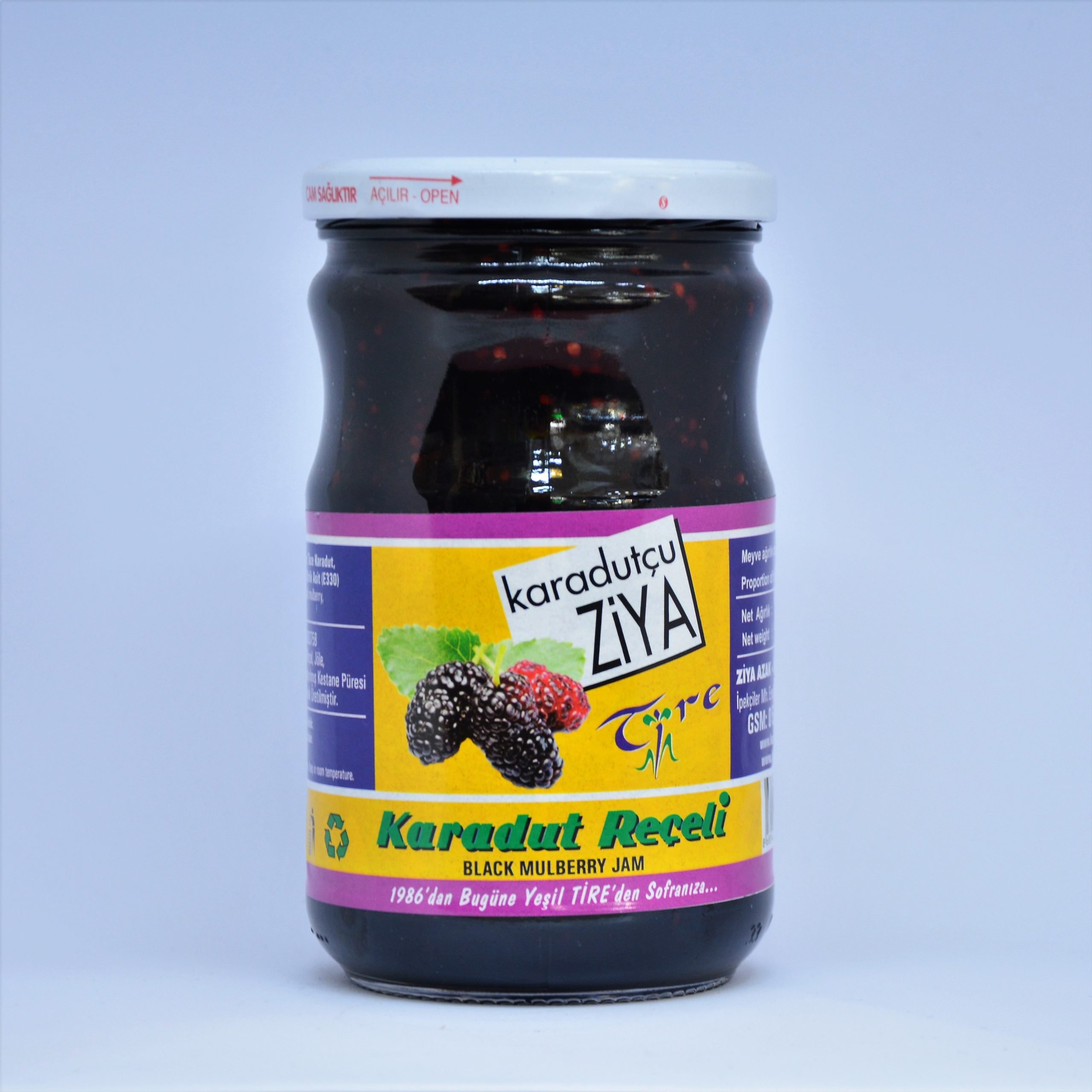 Karadutçu Ziya Karadut Reçeli 820 gr.