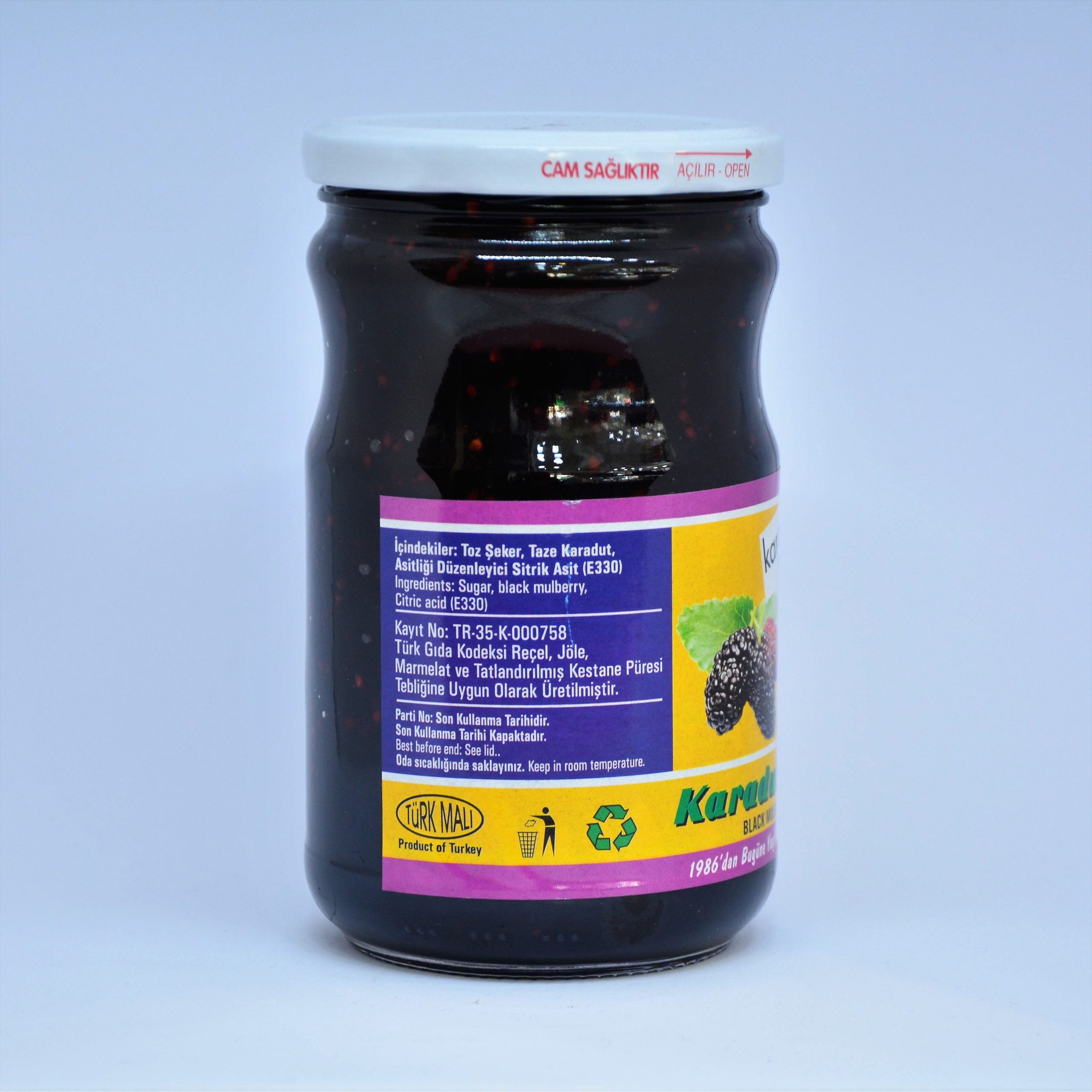 Karadutçu Ziya Karadut Reçeli 820 gr. - Görsel 3