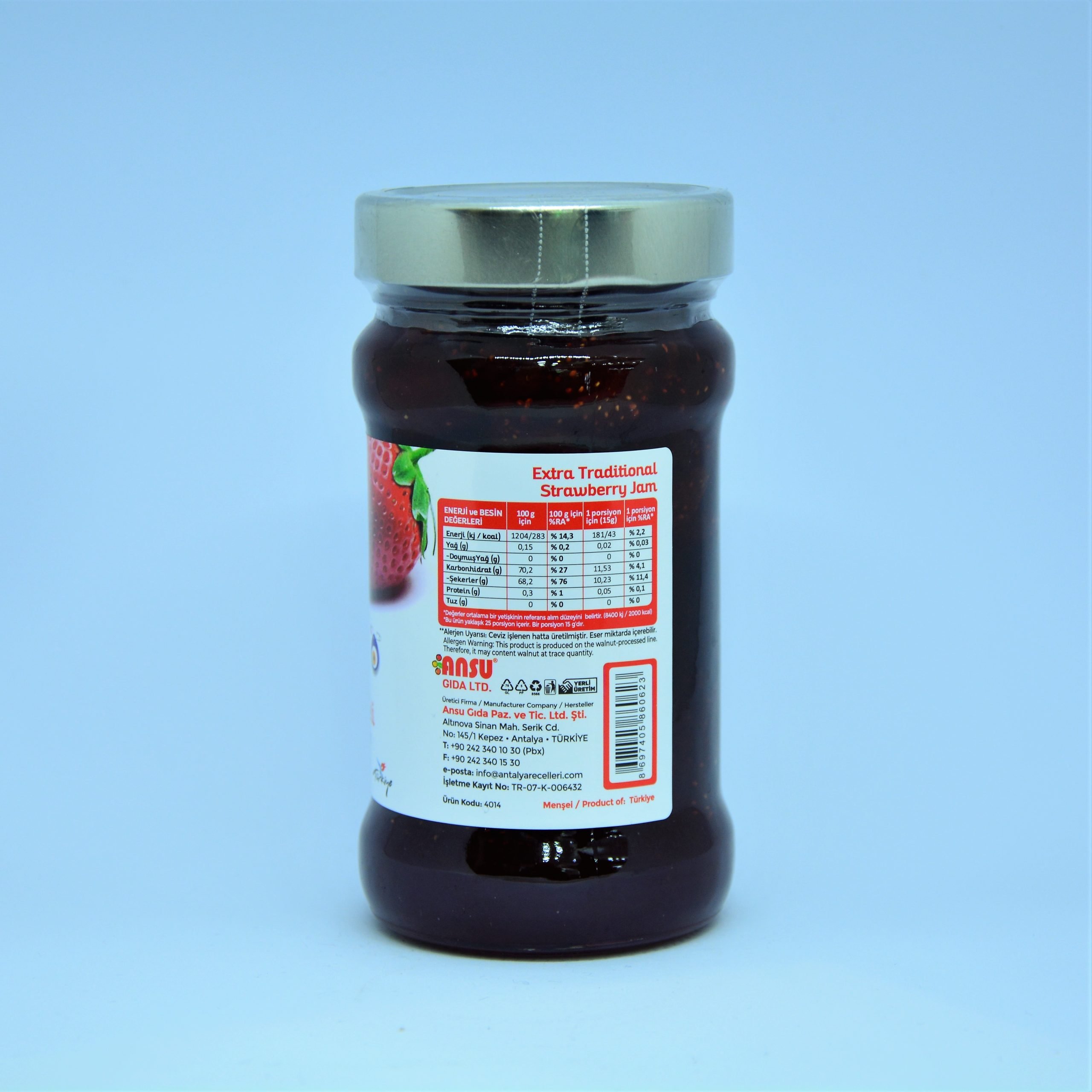Antalya Reçelcisi Çilek Reçeli 290 gr. - Görsel 2