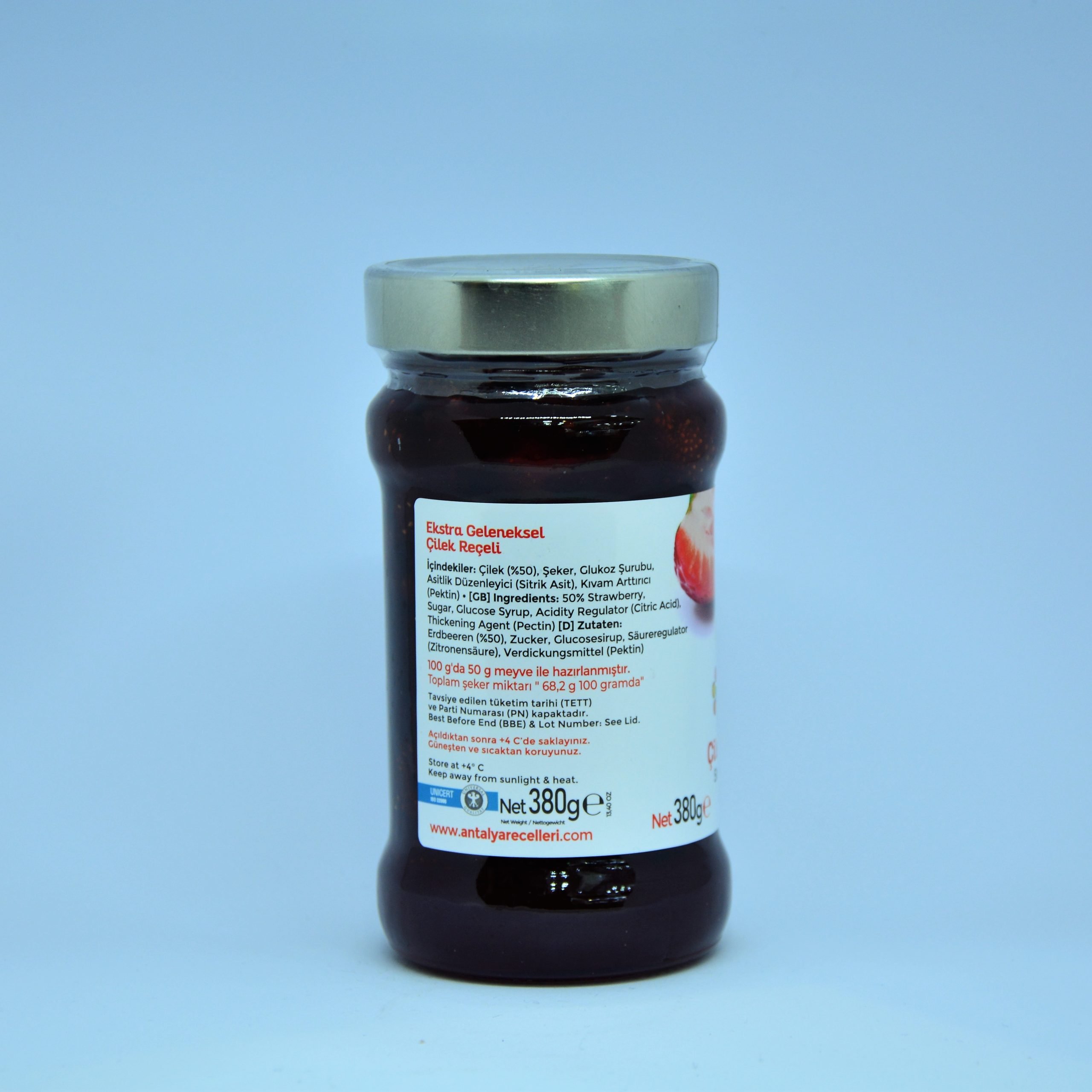 Antalya Reçelcisi Çilek Reçeli 290 gr. - Görsel 3