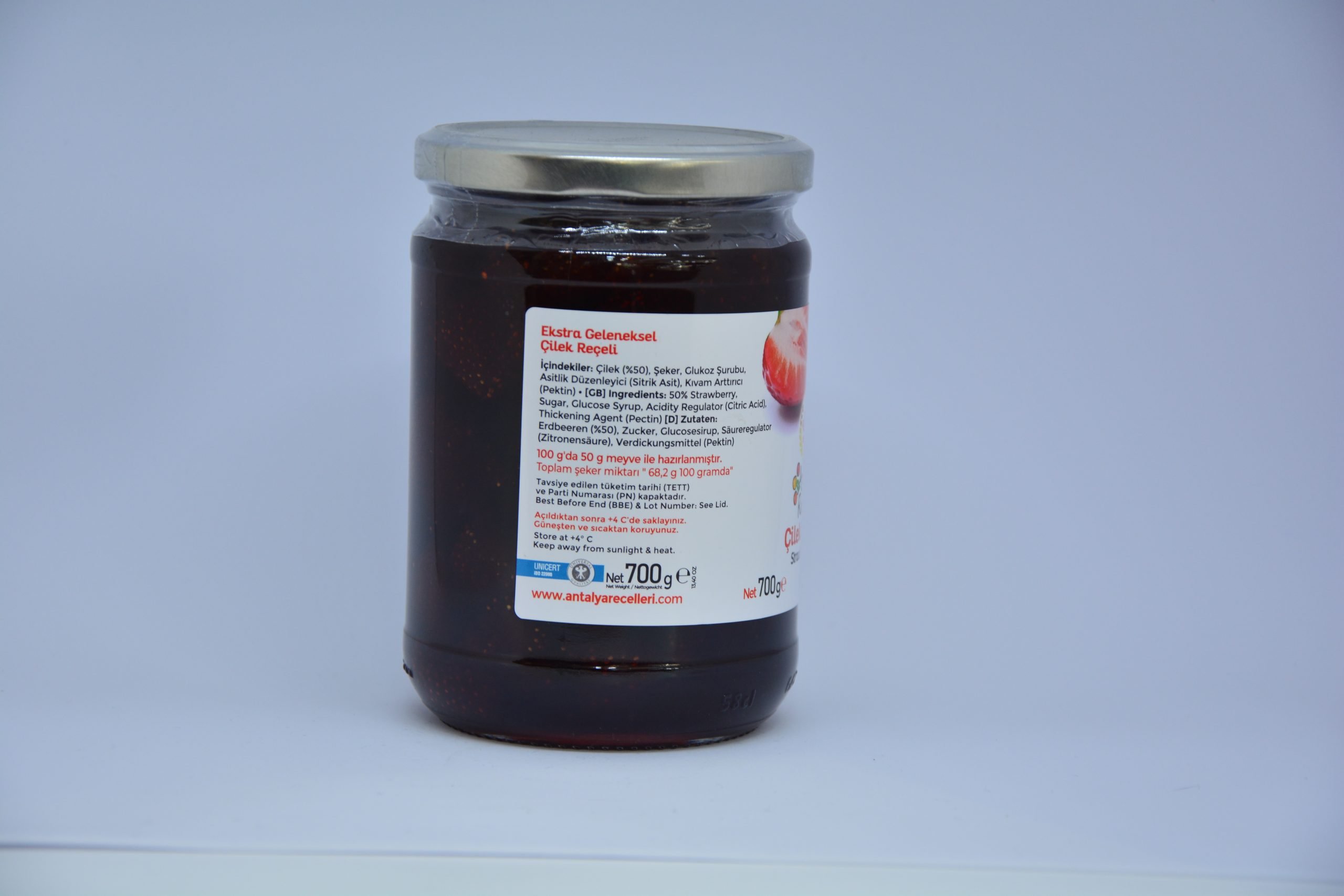 Antalya Reçelcisi Çilek Reçeli 700 gr. - Görsel 4
