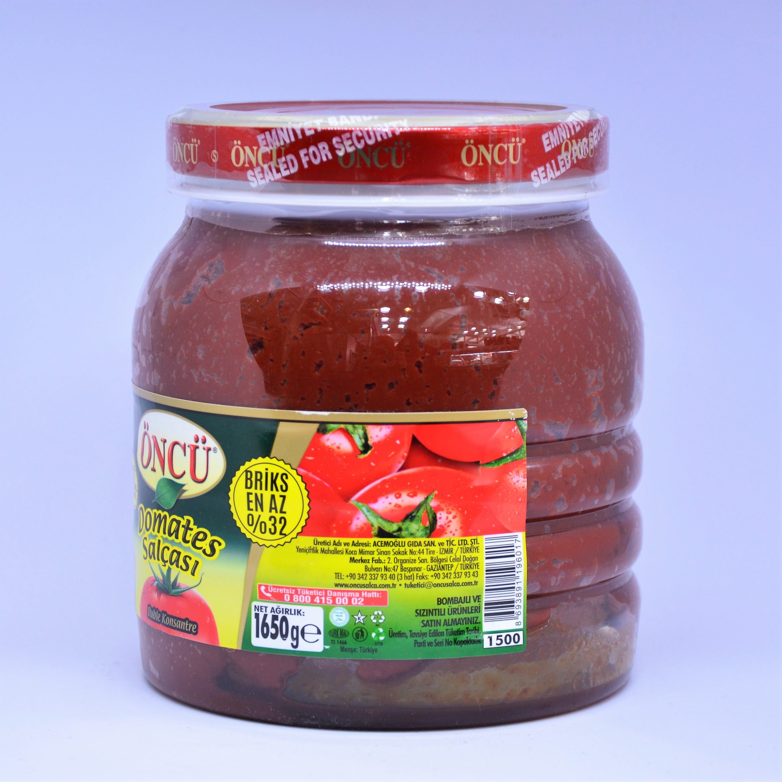 Öncü Domates Salçası 1650 gr - Görsel 2