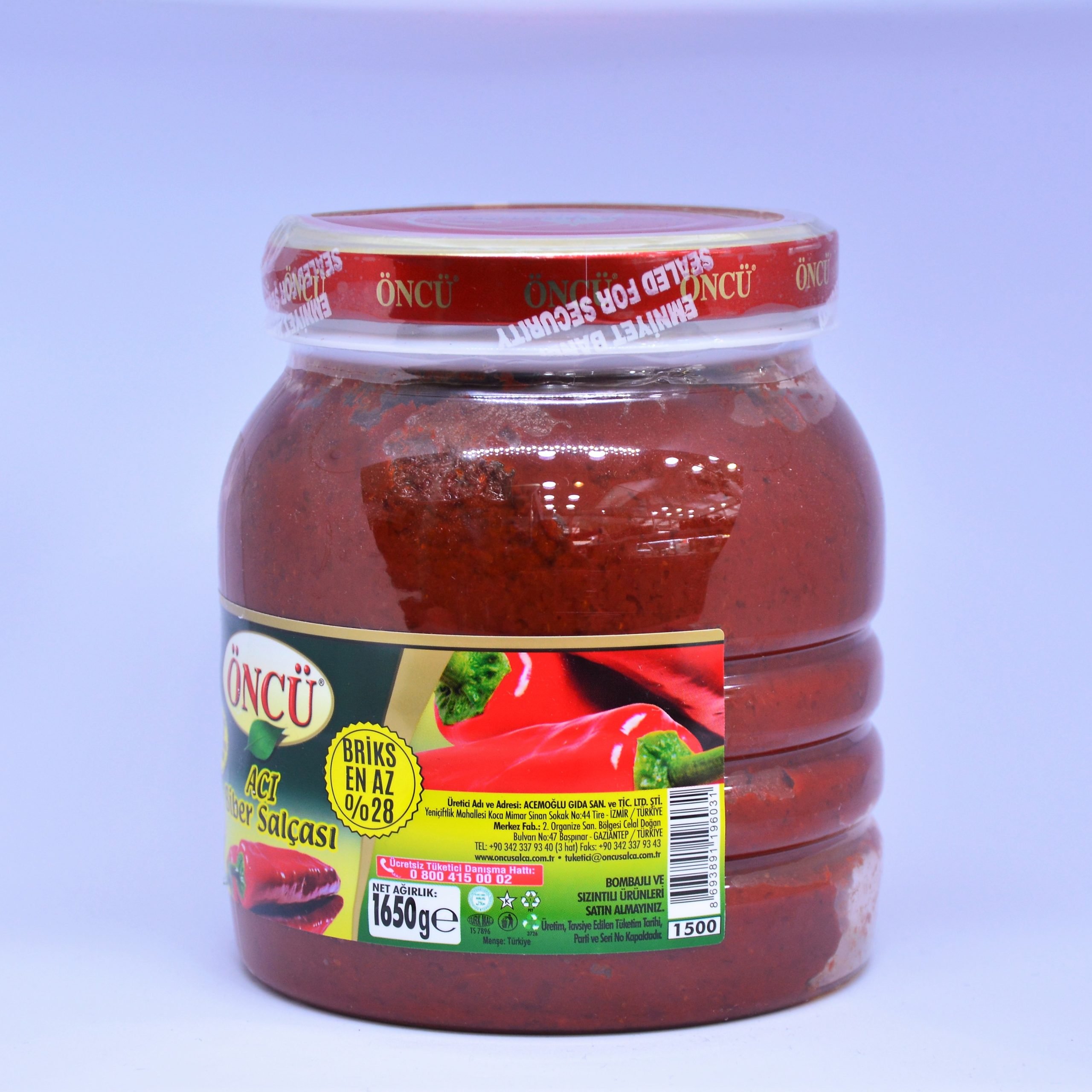 Öncü Acı Biber Salçası 1650 gr - Görsel 2