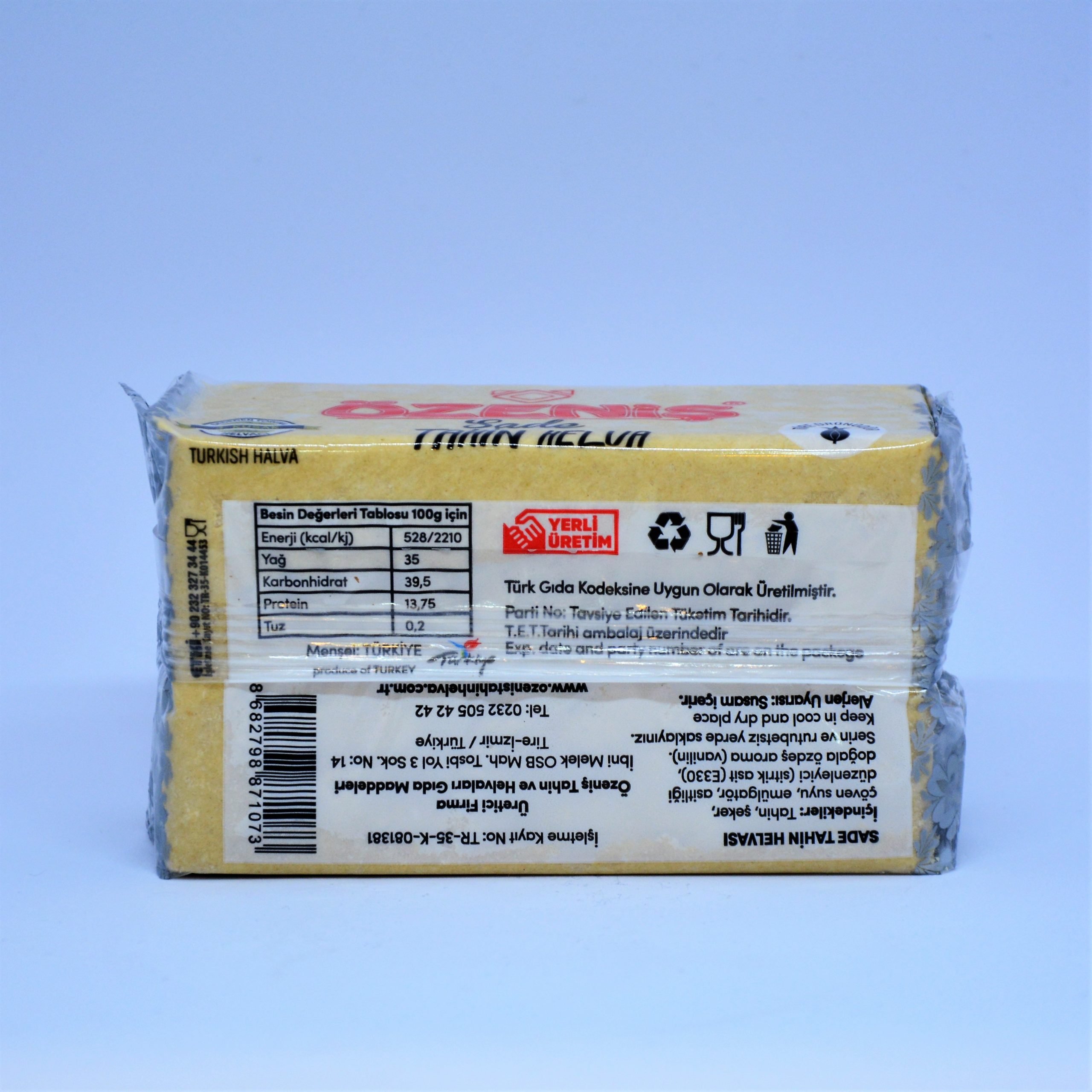 Özeniş Sade Tahin Helvası 500 gr. - Görsel 2