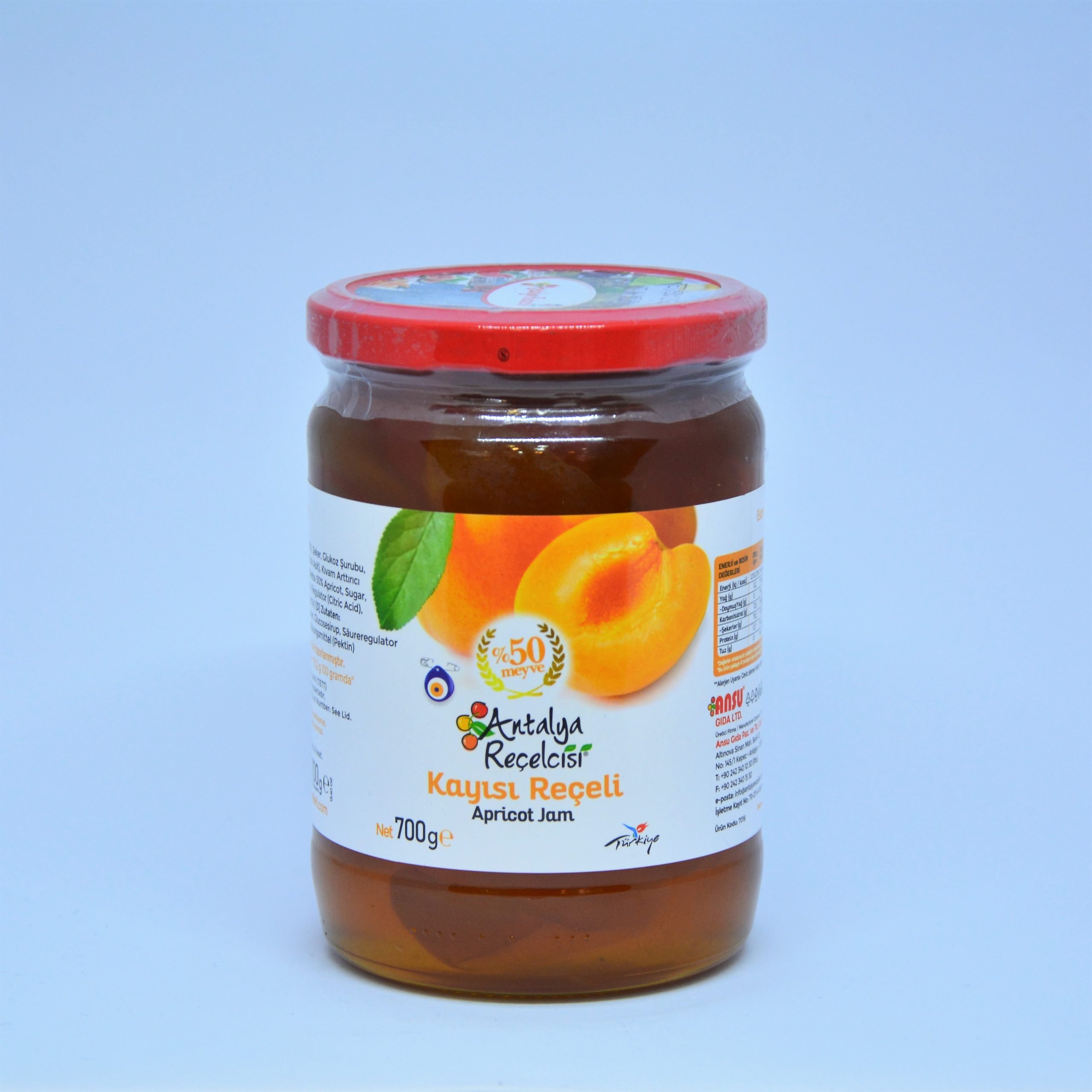 Antalya Reçelcisi Kayısı Reçeli 700 gr.