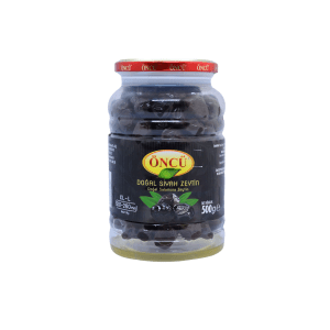 Öncü Doğal Siyah Zeytin 201-260 500 gr.