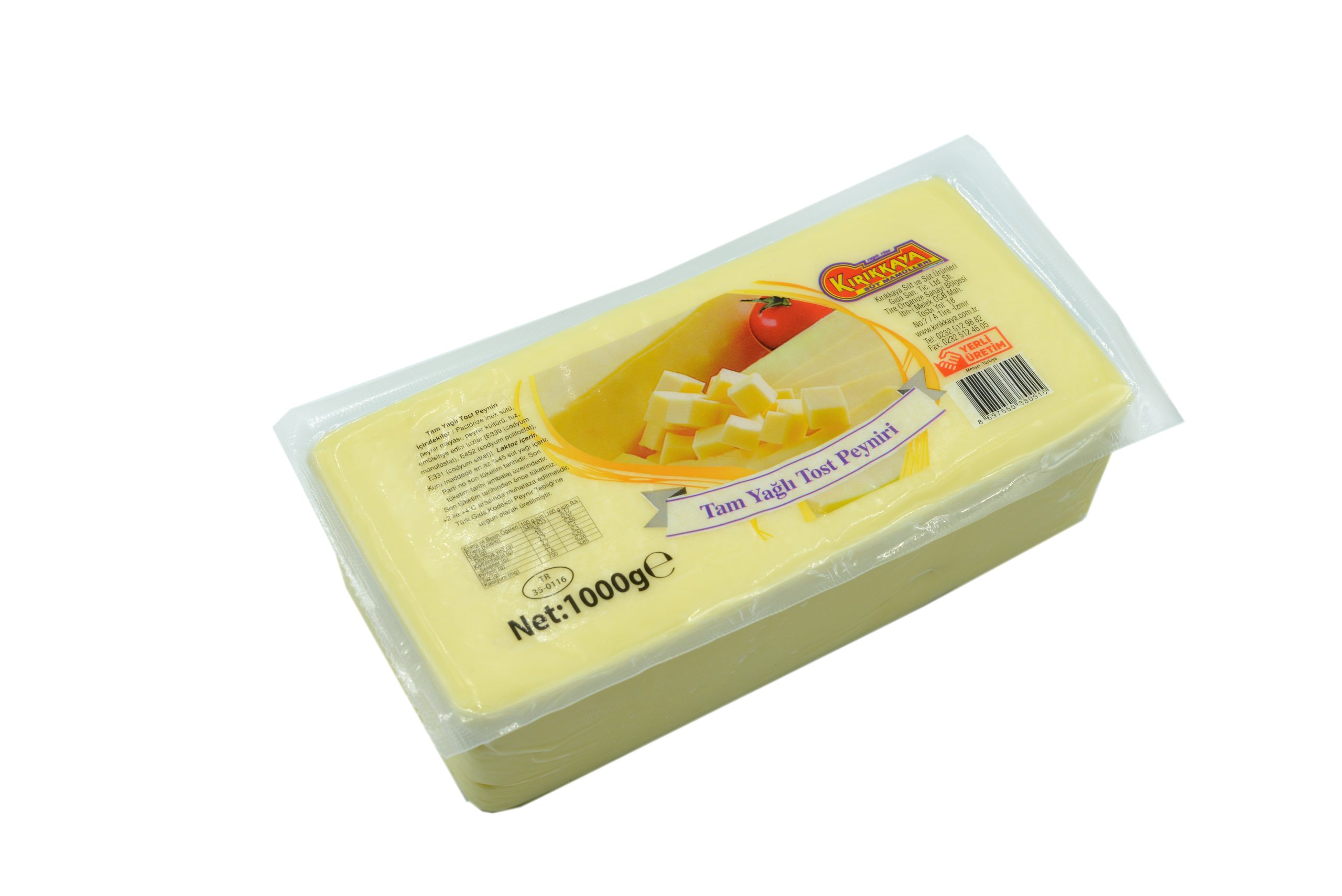 Tam Yağlı Taze Tost Peyniri (1000 g)